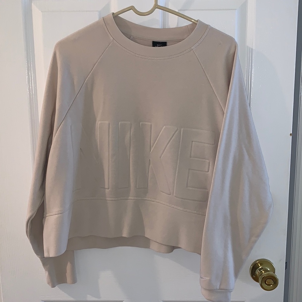 Beige Nike long sleeve